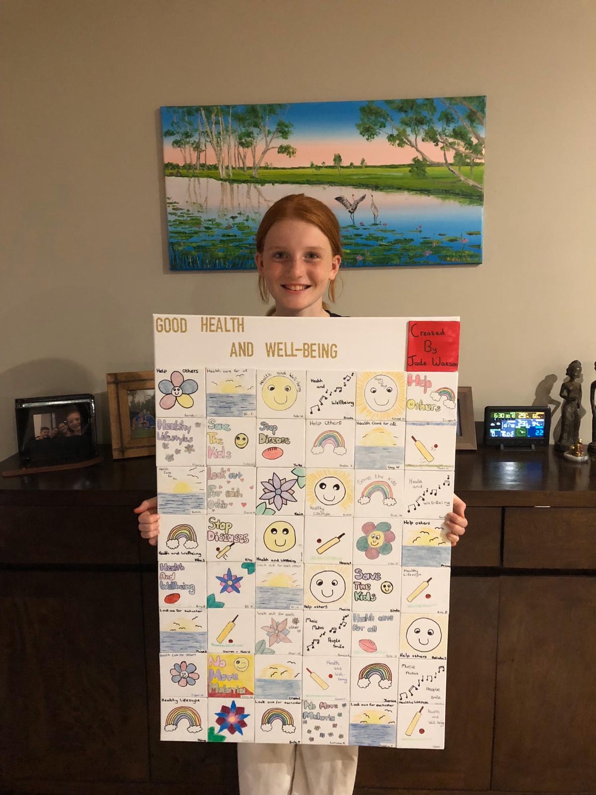 An 11-year-old Australian uses her creativity to help the global poor